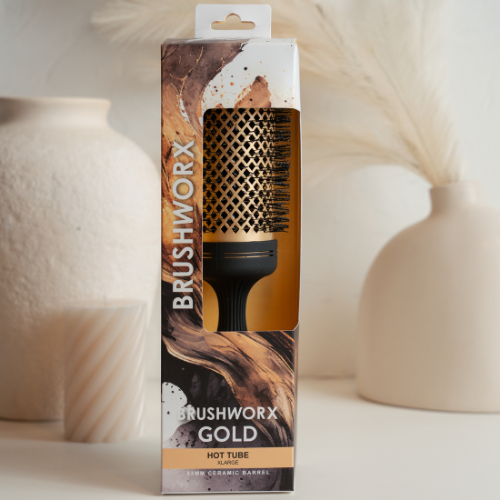Brushworx Gold Series Hot Tube Hair Brush